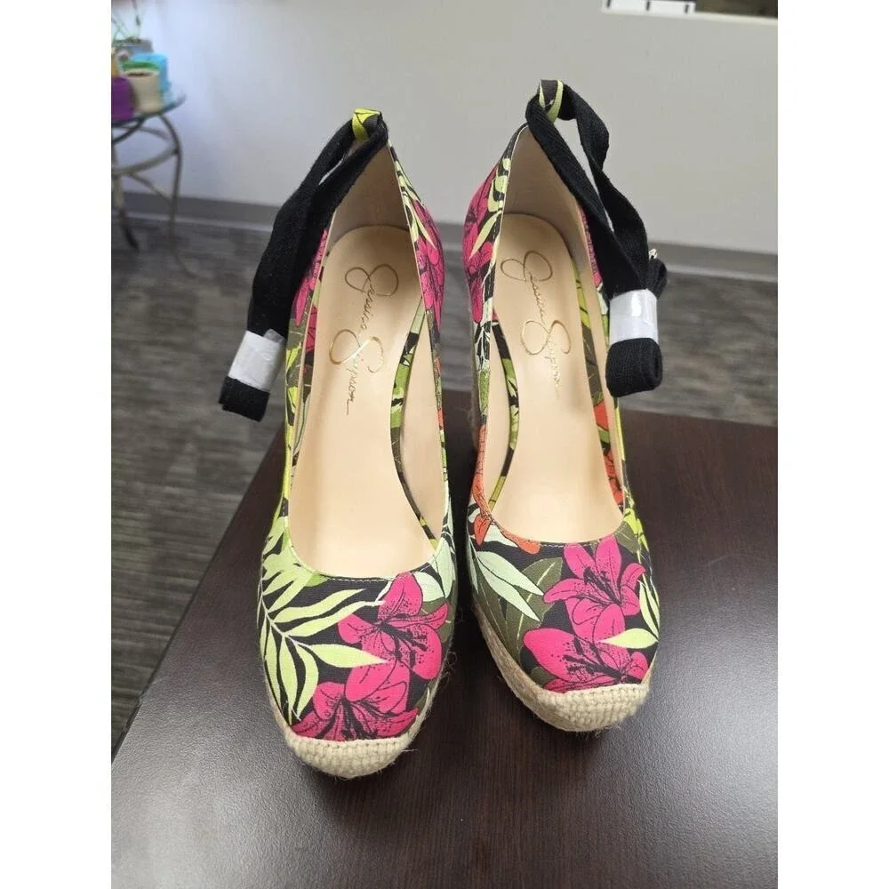 Jessica‎ Simpson Zexie wedge espadrille for women size 8.5 M